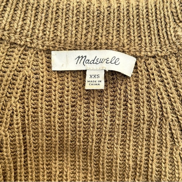 Madewell Valley Sweater Tank olive green size XXS - Picture 10 of 11